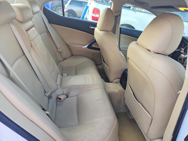 72832585 :رقم المزاد ، JTHBK262375045825 vin ، 2007 Lexus Is مزاد بيع