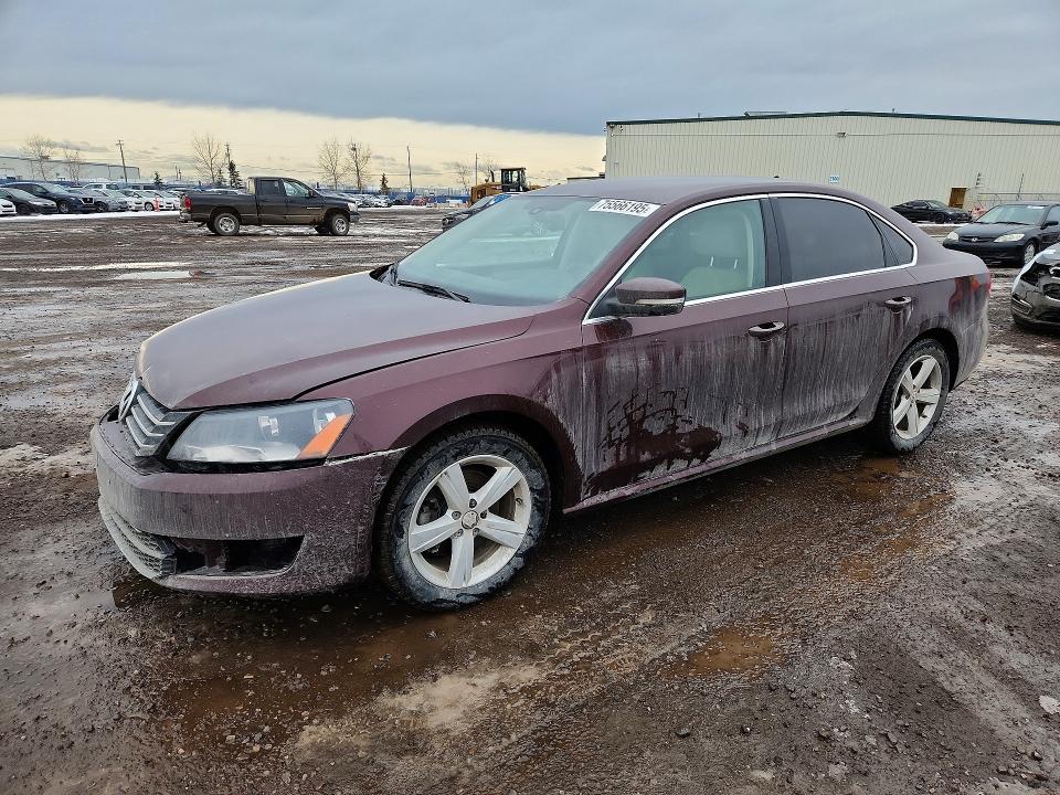 Auction sale of the 2013 Volkswagen Passat, vin: 1VWBH7A32DC027074, lot number: 75566195