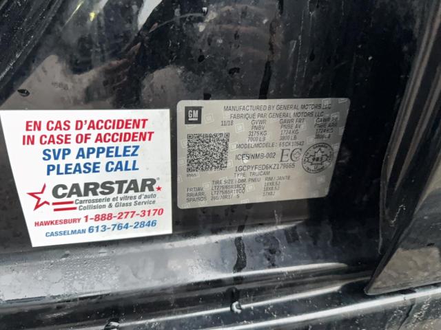 Aukcja sprzedaży 2019 Chevrolet Silverado, vin: 1GCPYFED6KZ179665, numer aukcji: 72459565