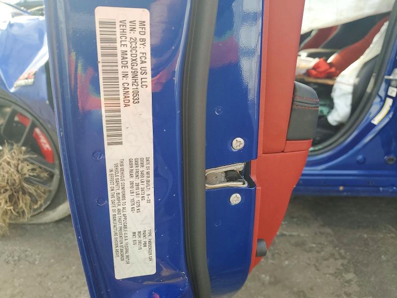 Aukcja sprzedaży 2022 Dodge Charger, vin: 2C3CDXGJ9NH210533, numer aukcji: 74691075