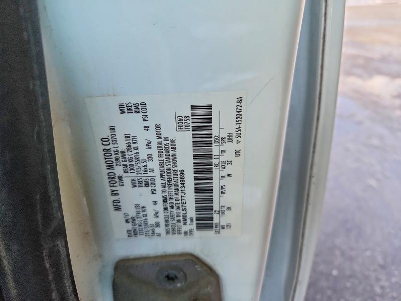 98180005 :رقم المزاد ، NM0LS7E77J1349896 vin ، 2018 Ford Transit Connect مزاد بيع