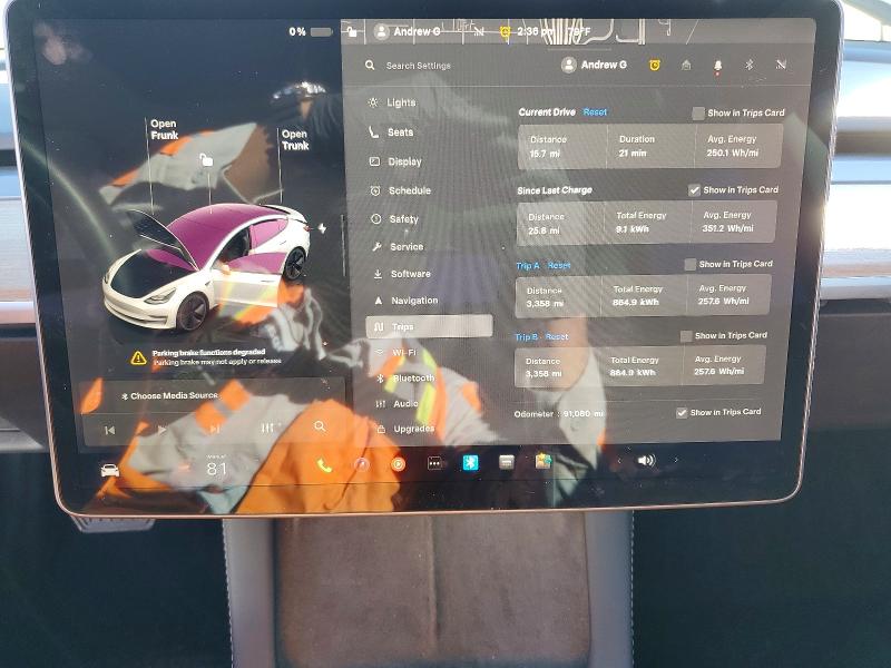 Aukcja sprzedaży 2023 Tesla Model 3, vin: 5YJ3E1EA0PF491302, numer aukcji: 73810505