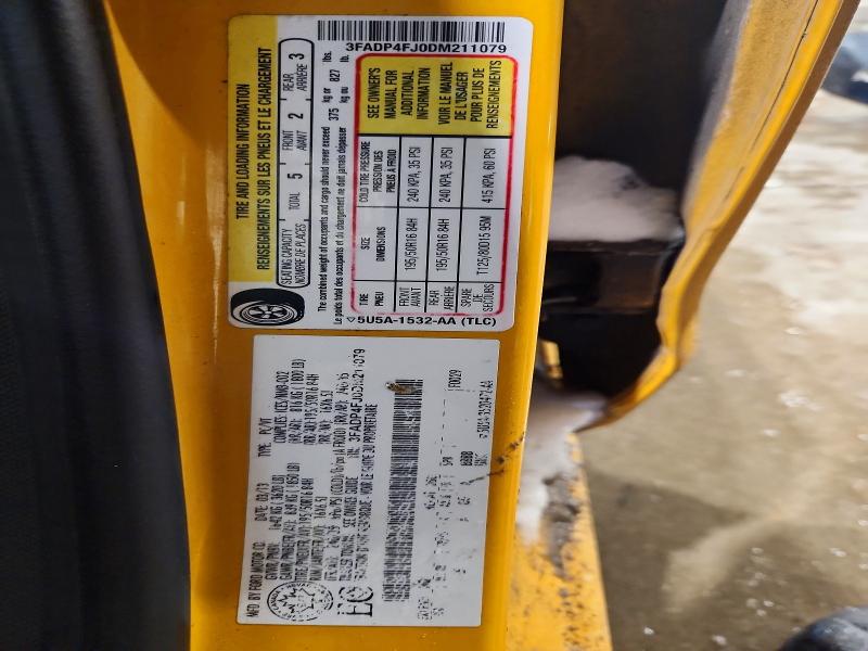 Продаж на аукціоні авто 2013 Ford Fiesta, vin: 3FADP4FJ0DM211079, номер лоту: 98826325