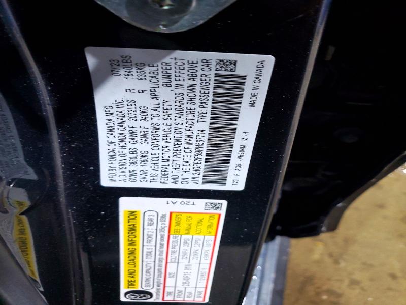 Aukcja sprzedaży 2023 Honda Civic, vin: 2HGFE2F59PH567714, numer aukcji: 74153355