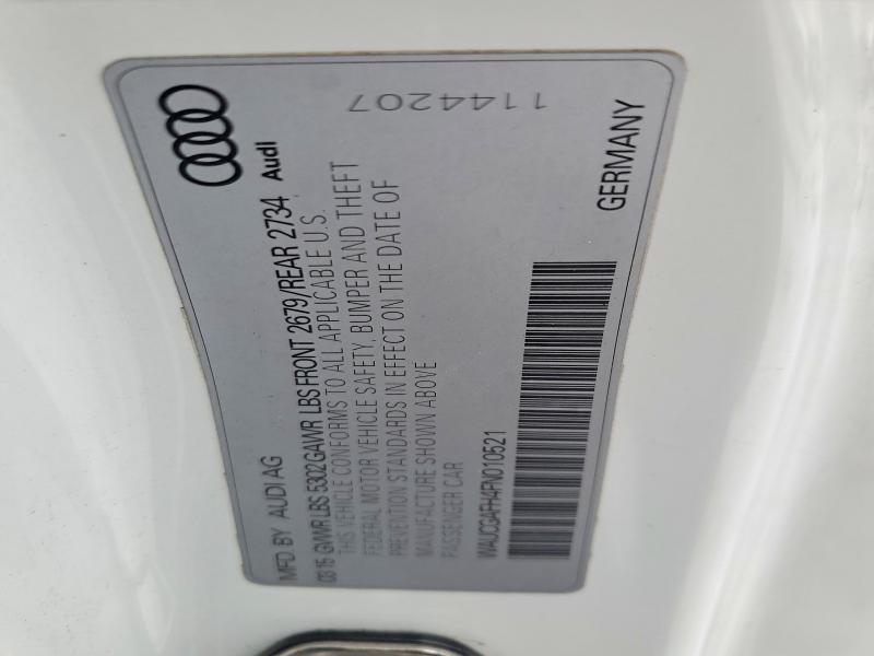 Aukcja sprzedaży 2015 Audi S5, vin: WAUCGAFH4FN010521, numer aukcji: 73370785