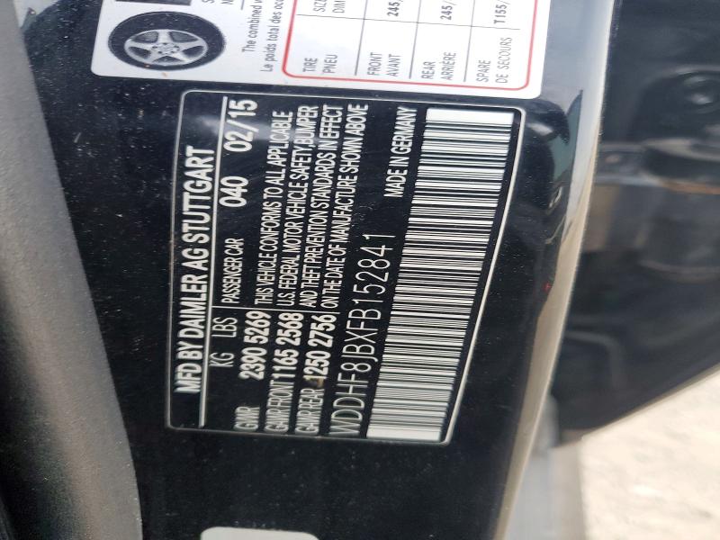 Aukcja sprzedaży 2015 Mercedes-benz E, vin: WDDHF8JBXFB152841, numer aukcji: 98773315