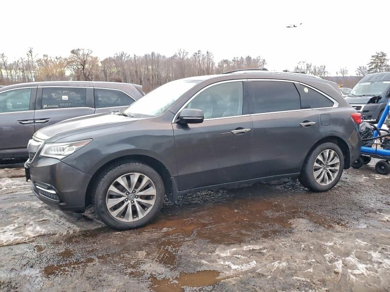 99293705 :رقم المزاد ، 5FRYD4H46FB020381 vin ، 2015 Acura Mdx Techno مزاد بيع