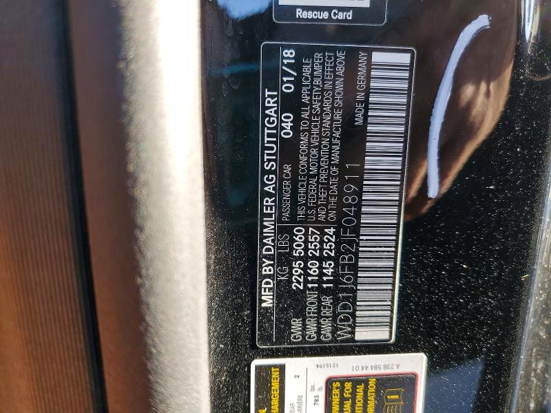 Продажа на аукционе авто 2018 Mercedes-benz E, vin: WDD1J6FB2JF048911, номер лота: 74049155
