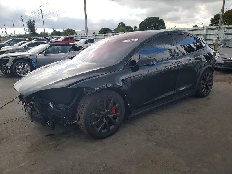 73430665 :رقم المزاد ، 7SAXCBE63RF445655 vin ، 2024 Tesla Model X مزاد بيع