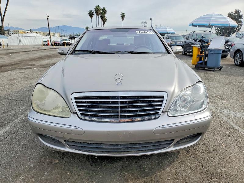 74073175 :رقم المزاد ، WDBNG70J44A415128 vin ، 2004 Mercedes-benz S مزاد بيع