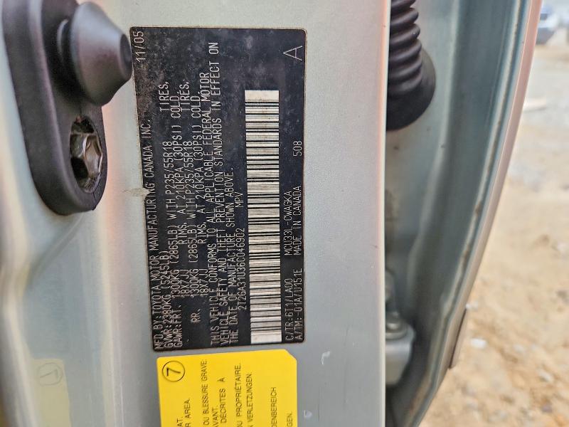 98249785 :رقم المزاد ، 2T2GA31U36C046902 vin ، 2006 Lexus Rx مزاد بيع
