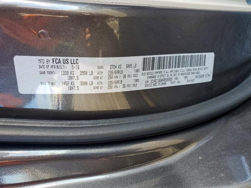 Aukcja sprzedaży 2017 Chrysler Pacifica, vin: 2C4RC1BG0HR505925, numer aukcji: 72820085