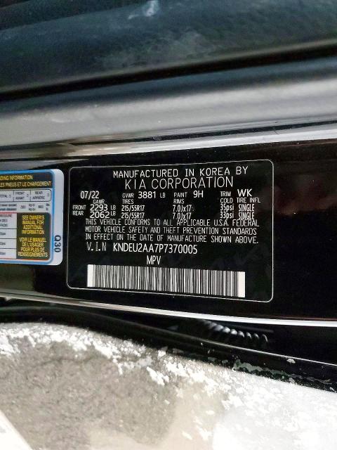 2023 Kia Seltos მანქანა იყიდება აუქციონზე, vin: KNDEU2AA7P7370005, აუქციონის ნომერი: 74491515