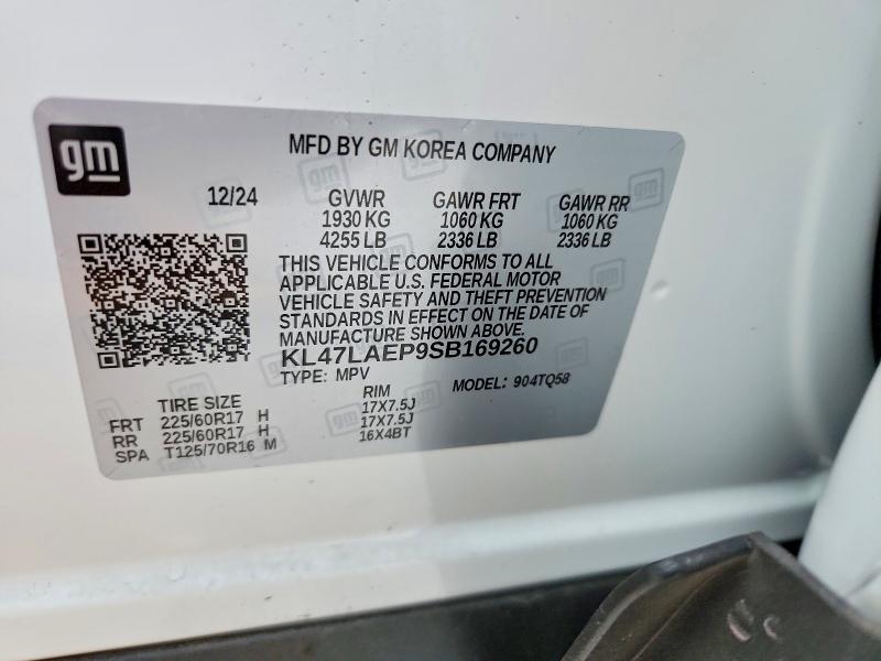 Продаж на аукціоні авто 2025 Buick Envista, vin: KL47LAEP9SB169260, номер лоту: 73827665
