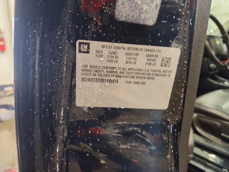 73822765 :رقم المزاد ، 2G1WC5E33D1182314 vin ، 2013 Chevrolet Impala مزاد بيع