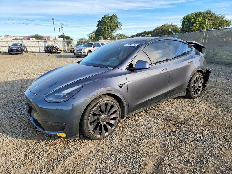Продажа на аукционе авто 2022 Tesla Model Y, vin: 7SAYGDEF5NF326200, номер лота: 73595145