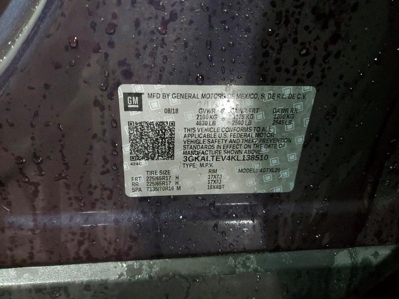 Продажа на аукционе авто 2019 Gmc Terrain, vin: 3GKALTEV4KL138510, номер лота: 72149395