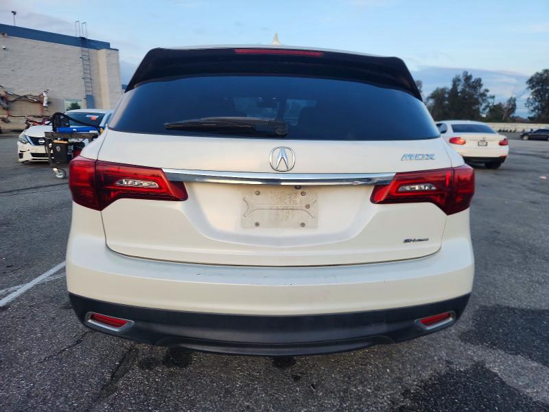 Aukcja sprzedaży 2016 Acura Mdx Techno, vin: 5FRYD4H49GB033174, numer aukcji: 99499945