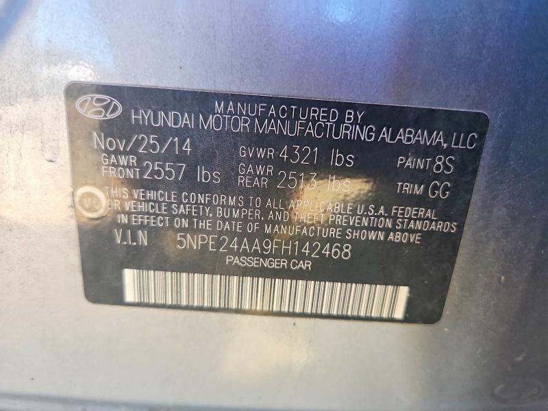 Продажа на аукционе авто 2015 Hyundai Sonata, vin: 5NPE24AA9FH142468, номер лота: 73495405