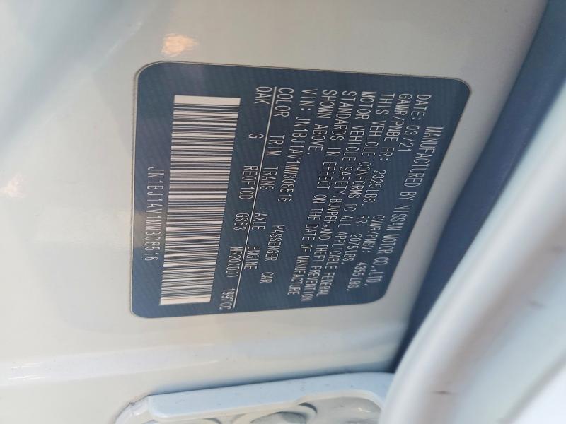 Продаж на аукціоні авто 2021 Nissan Rogue Sport, vin: JN1BJ1AV1MW308516, номер лоту: 72766195