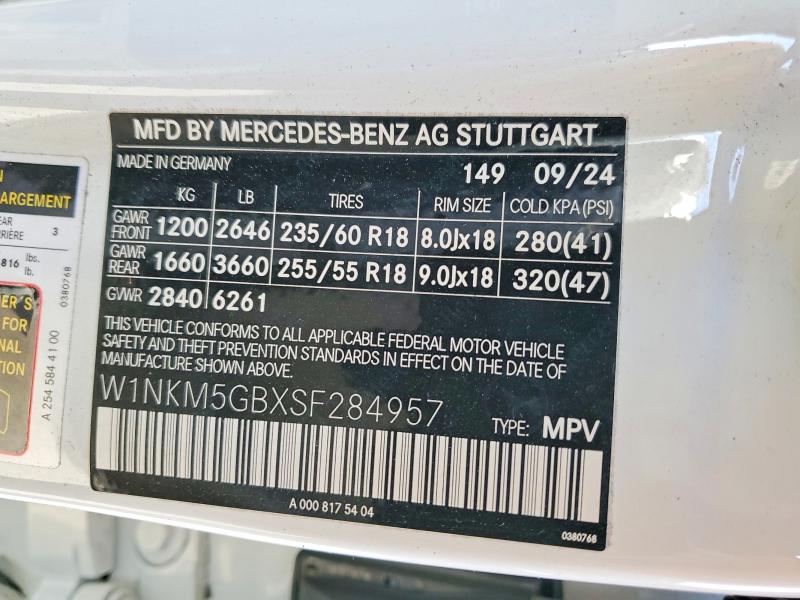 Aukcja sprzedaży 2025 Mercedes-benz Glc 350e, vin: W1NKM5GBXSF284957, numer aukcji: 72437675