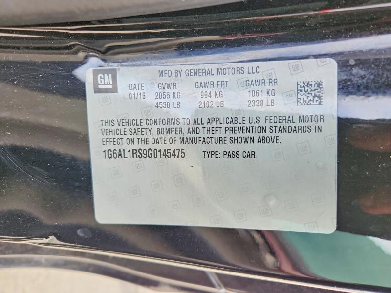 Aukcja sprzedaży 2016 Cadillac Ats, vin: 1G6AL1RS9G0145475, numer aukcji: 72888195