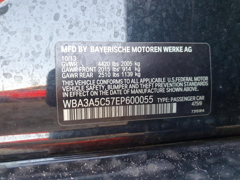Продаж на аукціоні авто 2014 Bmw 328, vin: WBA3A5C57EP600055, номер лоту: 95999145