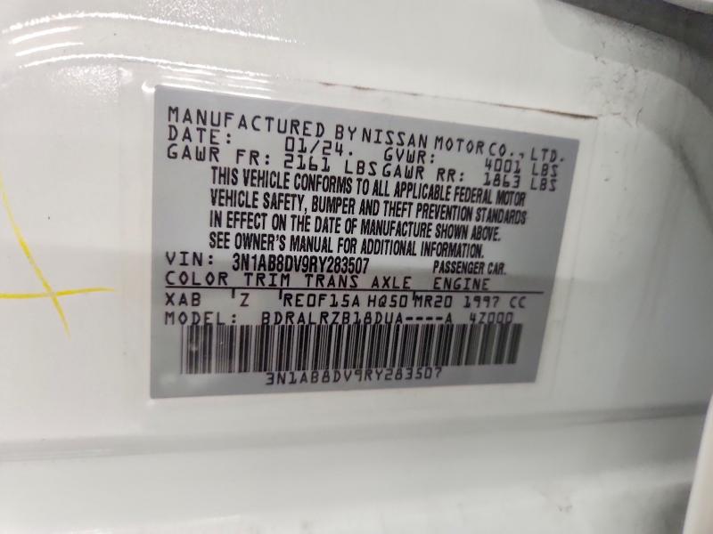 Продажа на аукционе авто 2024 Nissan Sentra, vin: 3N1AB8DV9RY283507, номер лота: 98693415