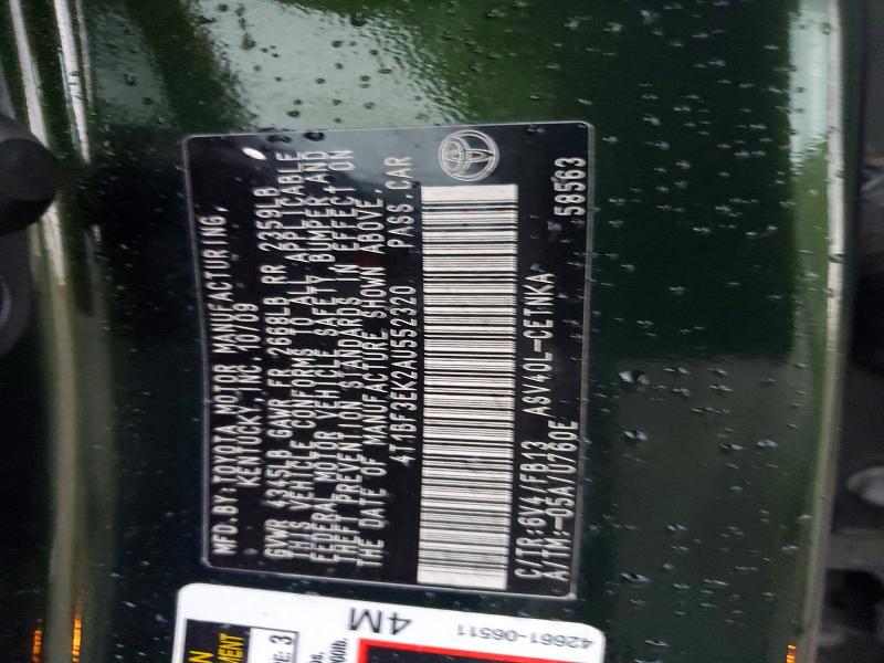 2010 Toyota Camry მანქანა იყიდება აუქციონზე, vin: 4T1BF3EK2AU552320, აუქციონის ნომერი: 99789115