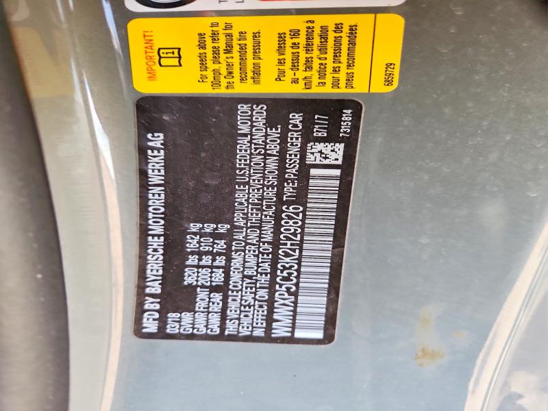 Aukcja sprzedaży 2019 Mini Cooper, vin: WMWXP5C53K2H29826, numer aukcji: 73192965