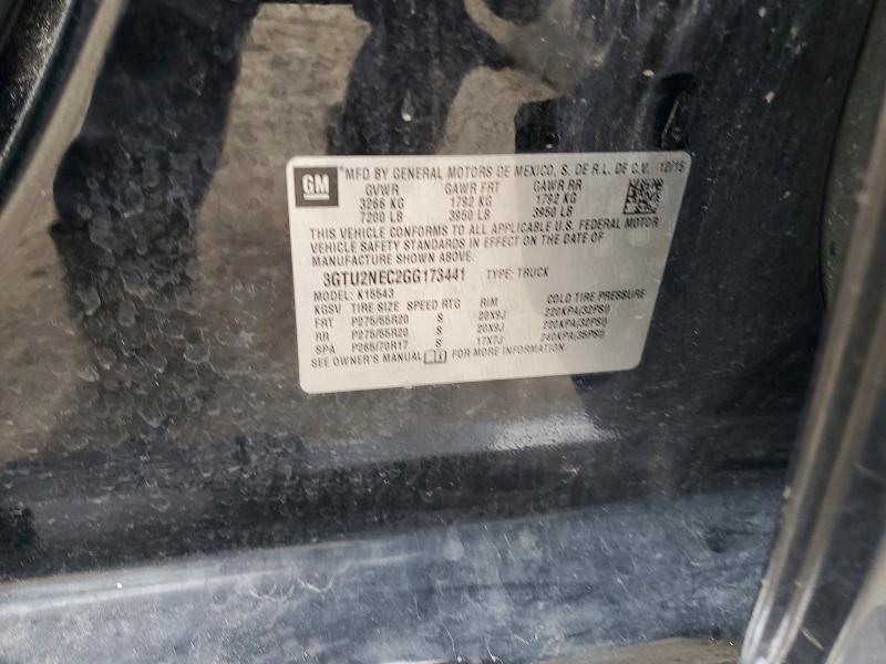 Продажа на аукционе авто 2016 Gmc Sierra, vin: 3GTU2NEC2GG173441, номер лота: 99821145