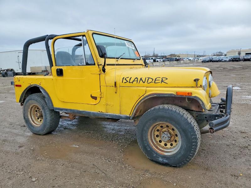 74241805 :رقم المزاد ، J7M93EA061728 vin ، 1977 Jeep Cj-7 مزاد بيع