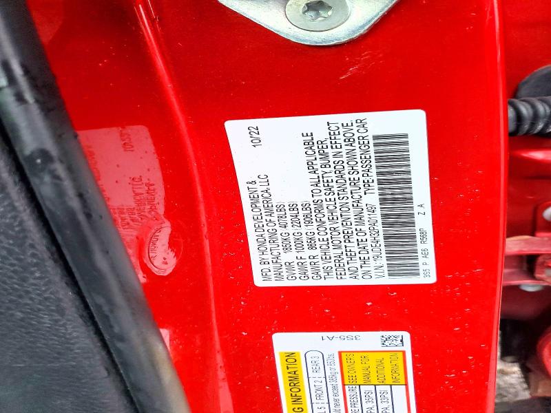 Aukcja sprzedaży 2023 Acura Integra A-, vin: 19UDE4H32PA011497, numer aukcji: 73102605