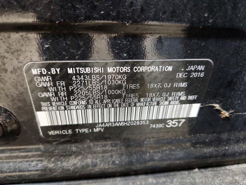 Продаж на аукціоні авто 2017 Mitsubishi Outlander Sport, vin: JA4AR3AW6HZ028353, номер лоту: 75324915