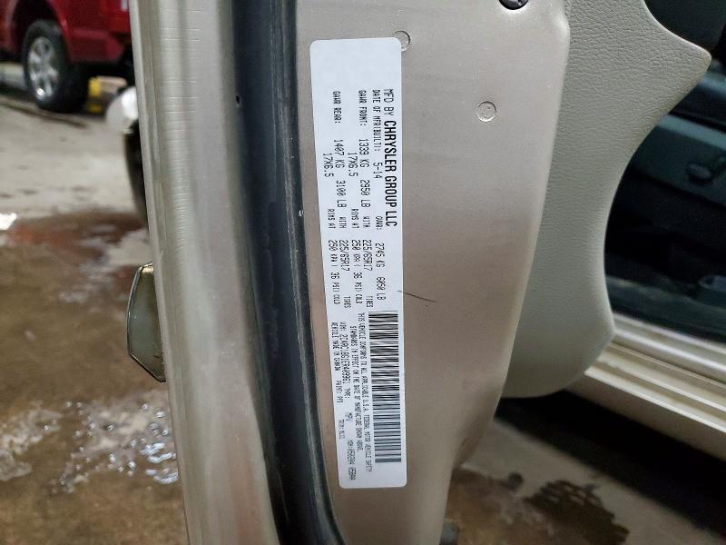 98887145 :رقم المزاد ، 2C4RC1BG1ER409961 vin ، 2014 Chrysler Town & Country مزاد بيع