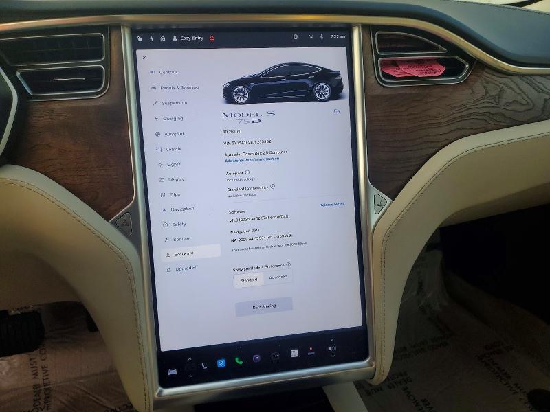 Aukcja sprzedaży 2018 Tesla Model S, vin: 5YJSA1E28JF235982, numer aukcji: 73629285
