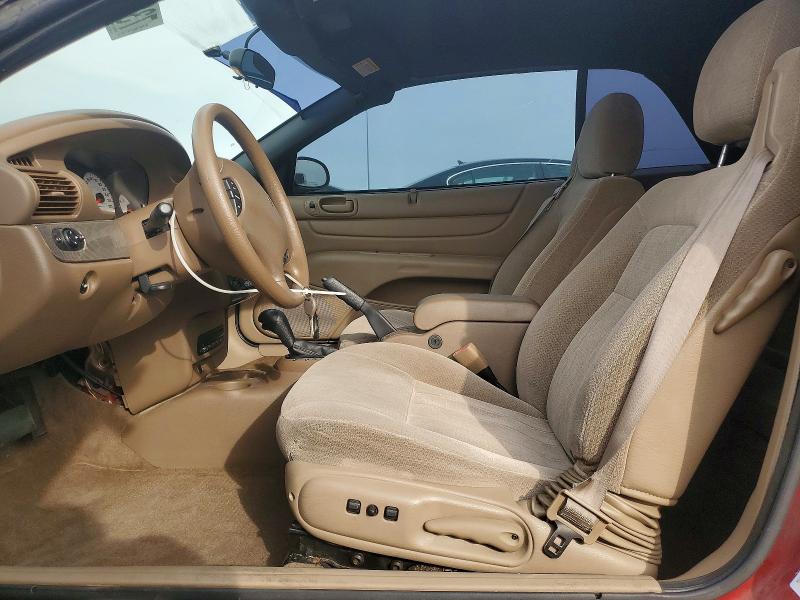 Продажа на аукционе авто 2002 Chrysler Sebring, vin: 1C3EL75R22N272234, номер лота: 73818975
