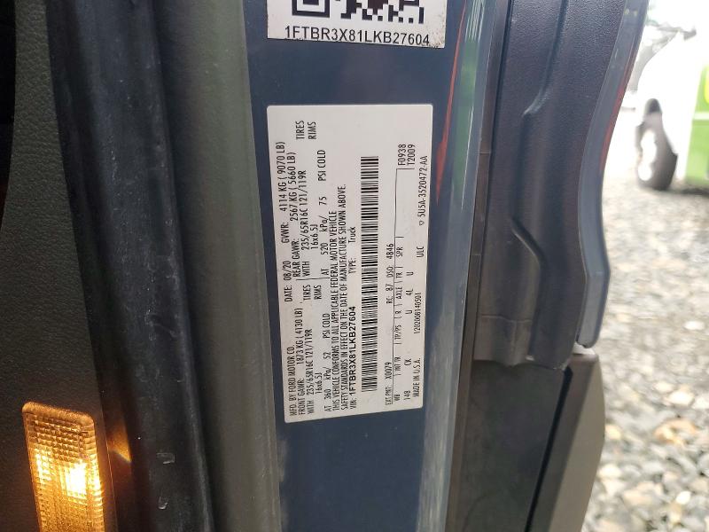 2020 Ford Transit მანქანა იყიდება აუქციონზე, vin: 1FTBR3X81LKB27604, აუქციონის ნომერი: 78558895