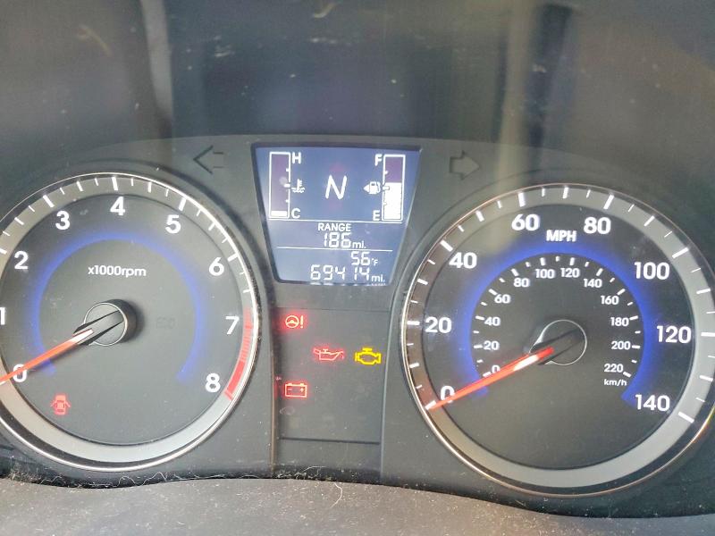 74498175 :رقم المزاد ، KMHCT4AE8HU249362 vin ، 2017 Hyundai Accent مزاد بيع