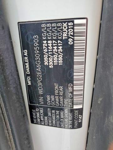 Aukcja sprzedaży 2016 Mercedes-benz Metris, vin: WD3PG2EA6G3095903, numer aukcji: 73265255