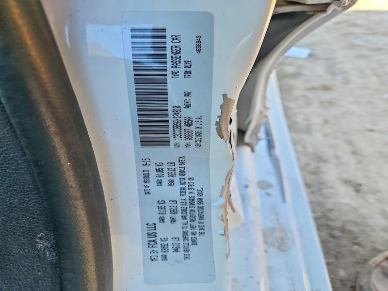 Aukcja sprzedaży 2016 Chrysler 200, vin: 1C3CCCBB9GN124810, numer aukcji: 74484505