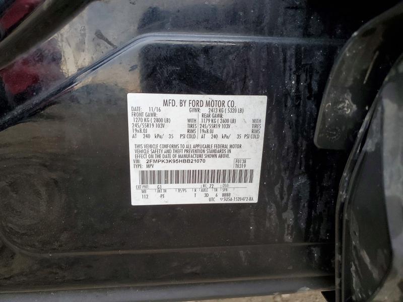 Продажа на аукционе авто 2017 Ford Edge, vin: 2FMPK3K95HBB21070, номер лота: 74267355