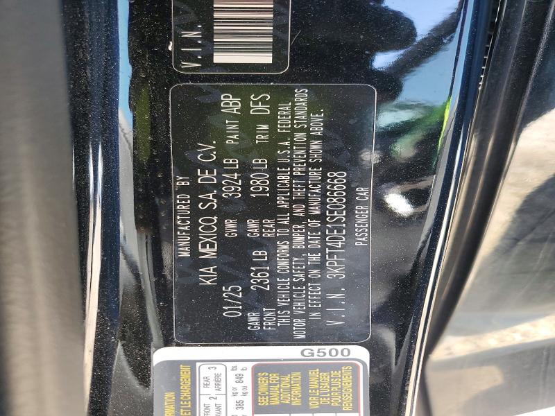 Продаж на аукціоні авто 2025 Kia K4, vin: 3KPFT4DE1SE086668, номер лоту: 73544965