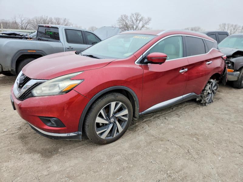 2015 Nissan Murano მანქანა იყიდება აუქციონზე, vin: 5N1AZ2MGXFN291241, აუქციონის ნომერი: 97013945