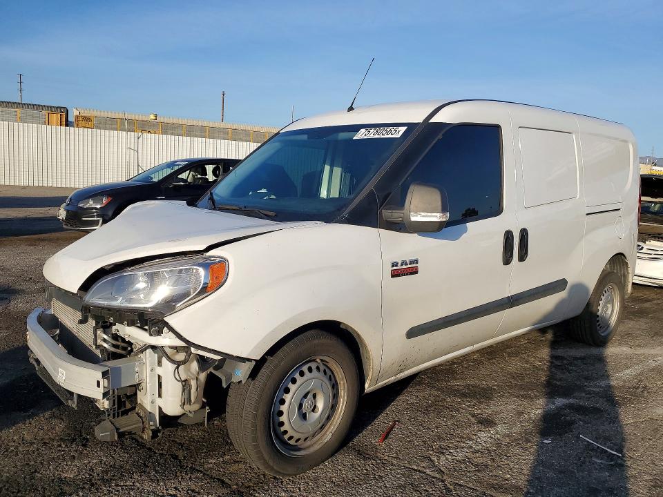75780565 :رقم المزاد ، ZFBHRFAB0N6W48344 vin ، 2022 Ram Promaster مزاد بيع