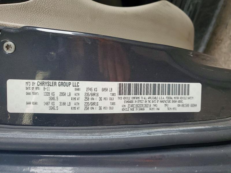 Aukcja sprzedaży 2012 Chrysler Town & Country, vin: 2C4RC1BG3CR135210, numer aukcji: 74702515