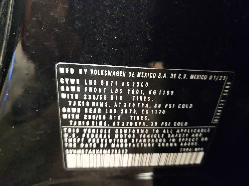 99137565 :رقم المزاد ، 3VVMB7AXXRM079317 vin ، 2024 Volkswagen Tiguan مزاد بيع