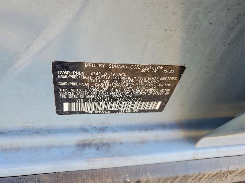 Продажа на аукционе авто 2021 Subaru Crosstrek, vin: JF2GTAEC9M8232121, номер лота: 98698035