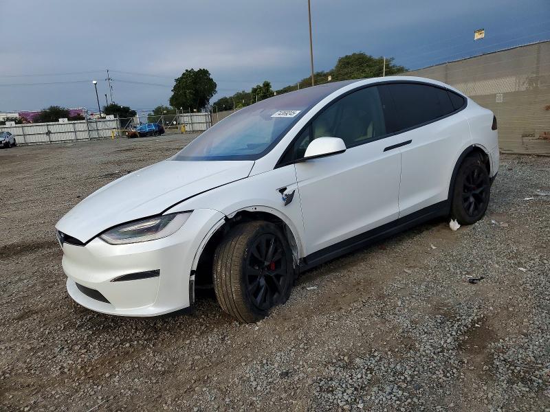 2023 Tesla Model X მანქანა იყიდება აუქციონზე, vin: 7SAXCBE68PF402510, აუქციონის ნომერი: 74369245