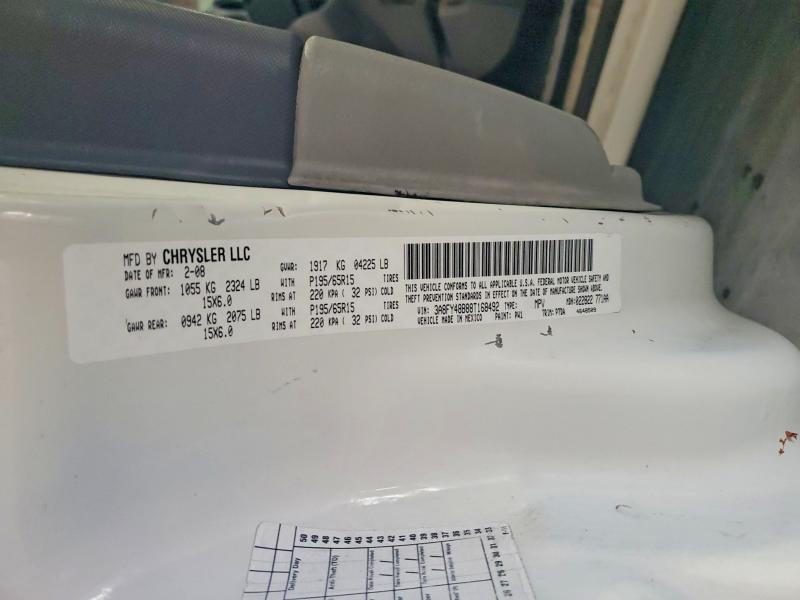 Aukcja sprzedaży 2008 Chrysler Pt Cruiser, vin: 3A8FY48B88T168492, numer aukcji: 99271555